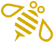Gold-bee-vector-clipart